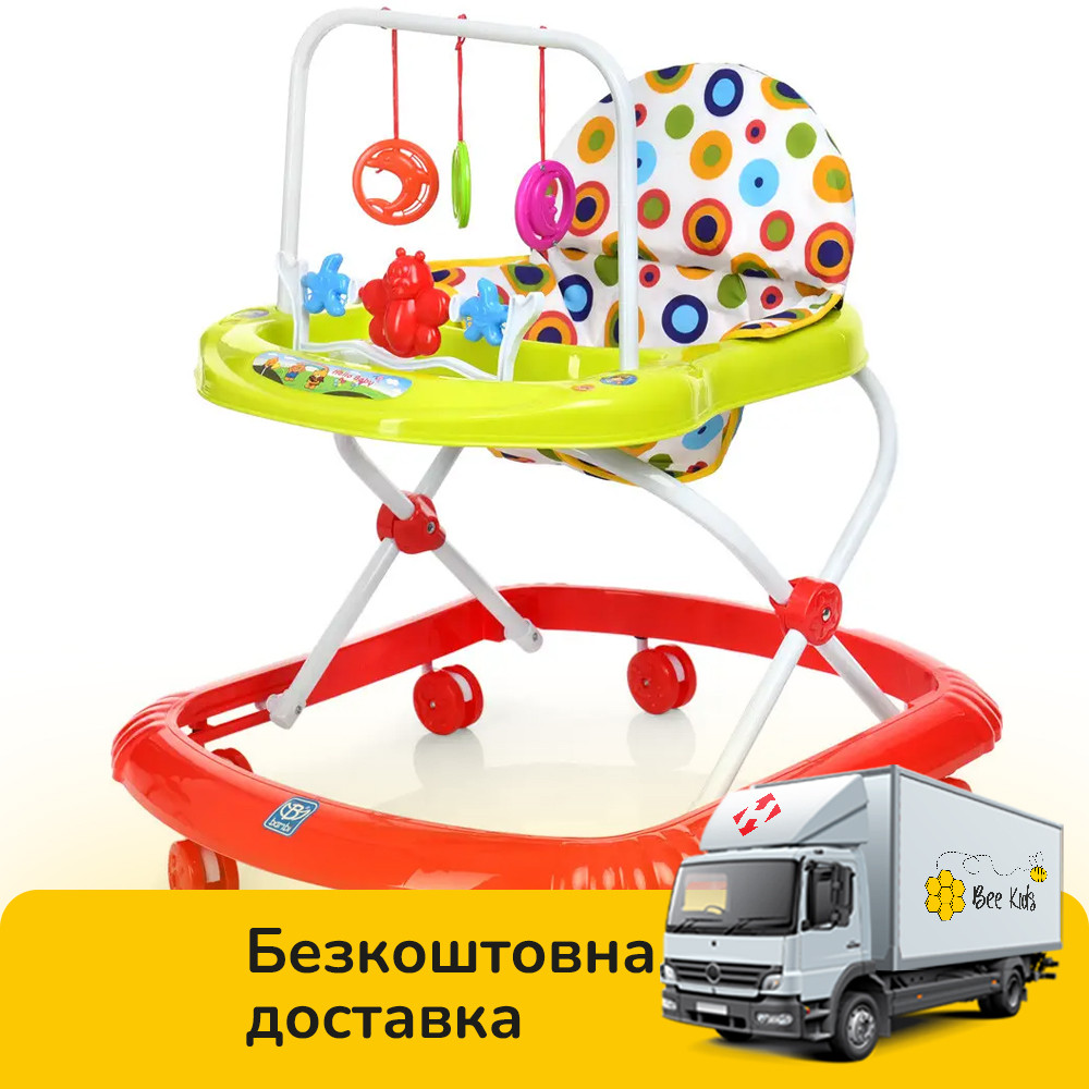 Дитячі ходунки BAMBI (музика, регулювання висоти) M 0591-4, фото 1