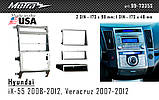 Рамка на автомагнитолу Hyundai iX-55, Veracruz (99-7335S), фото 4