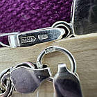 Комплект срібний ланцюжок бісмарк з кулоном Герб України 925 проба, фото 10