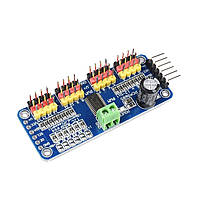 Модуль PCA9685 16-канальный с I2C интерфейсом 12-bit PWM/Servo конструктор