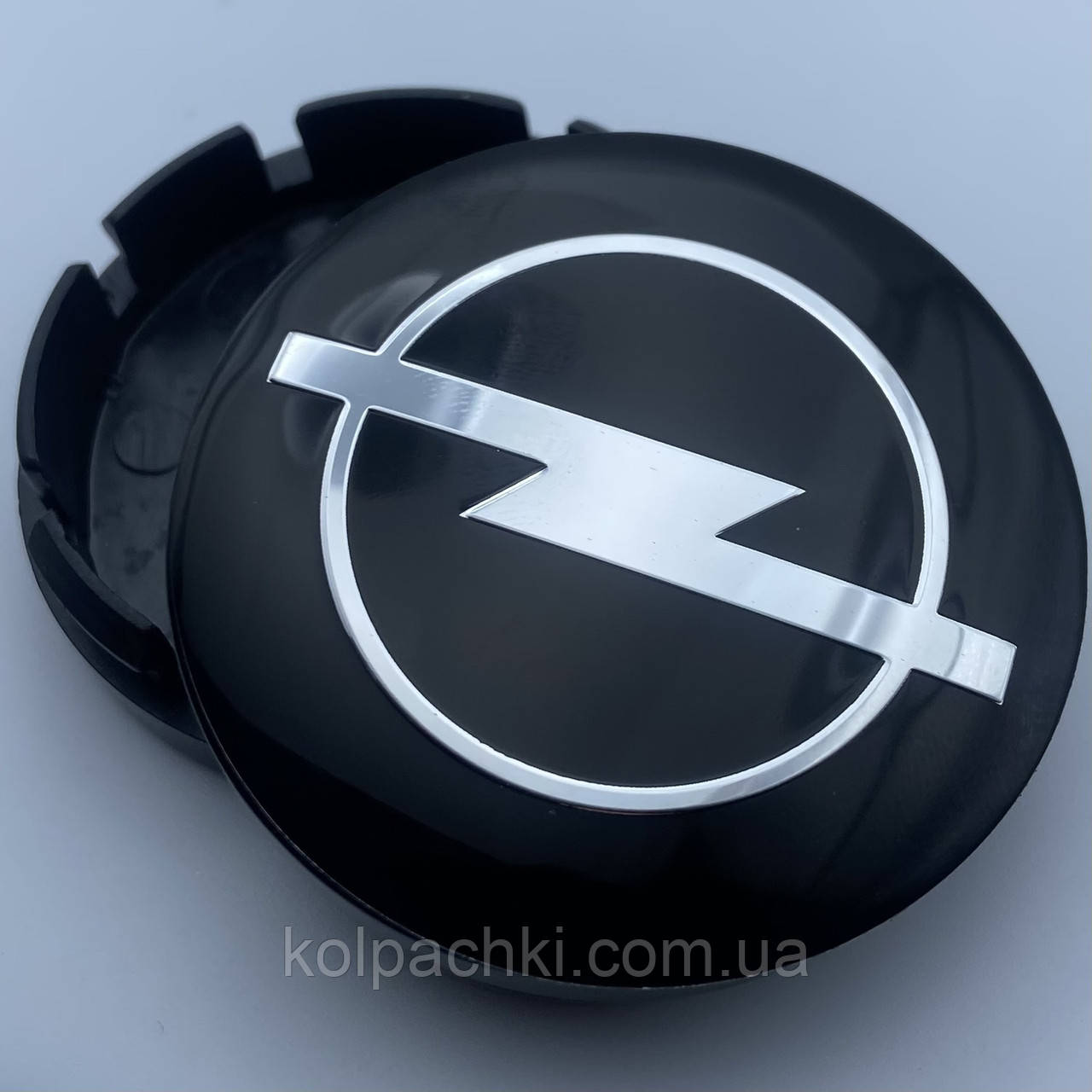 Ковпачок для дисків Borbet RIAL з логотипом Opel 56 мм 51 bмм чорні