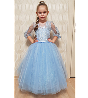 Нарядное праздничное выпускное детское платье с пышной юбкой № 20-25