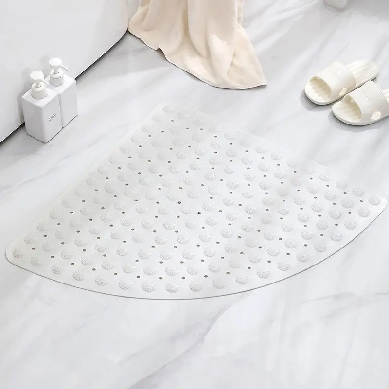 Килимок силіконовий для ванної кімнати Bathlux 54*54 см масажний килимок для душу і ніг