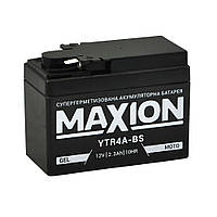 Аккумулятор Moto Gel YTR 4A-BS Maxion (12V, 2.3A)