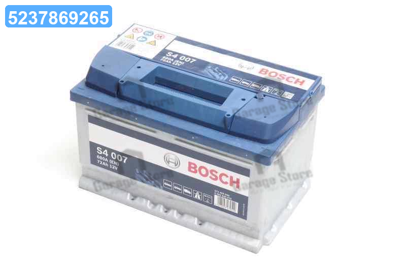 Акумулятор 72Ah-12v BOSCH (S4007) (278x175x175),R,EN680 0092S40070  (ID#1782074651), цена: 3972 ₴, купить на