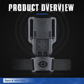 🛡️Платформа на ногу Amomax AM-P002 чорного кольору