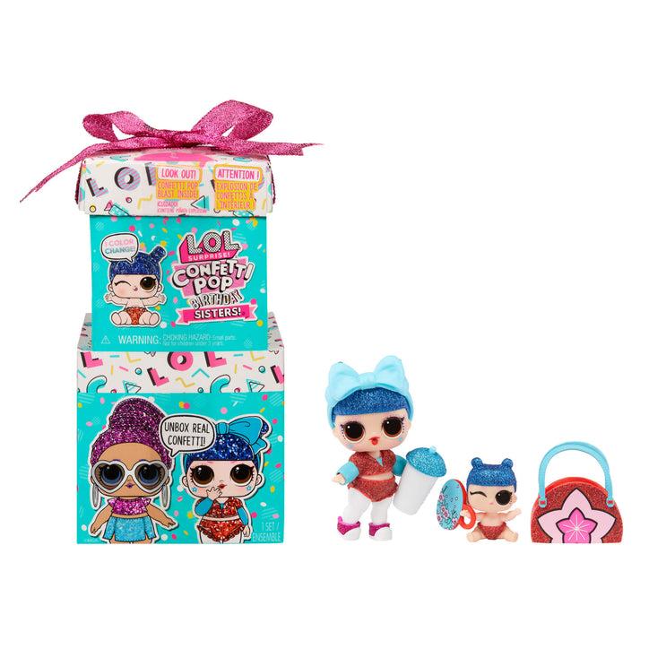 LOL Surprise Confetti Pop Birthday Sisters 10 present color change glitter doll ID 3766767959108285497 790 Prom.ua