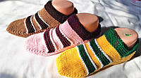 Теплі в'язані жіночі підліткові короткі шкарпетки сліди на хлопчика і дівчинку 10-12, 12-14 років, розмір 35-38, 38-40