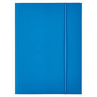 Папка А4 на резинке Esselte картонная тонкая синий (13434)
