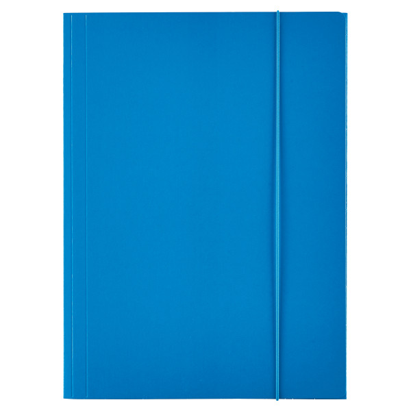 Папка А4 на гумці Esselte картонна тонка блакитний (13435)