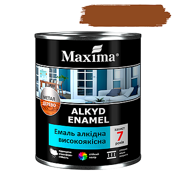 Емаль алкідна високоякісна Maxima світлий горіх 2.3кг