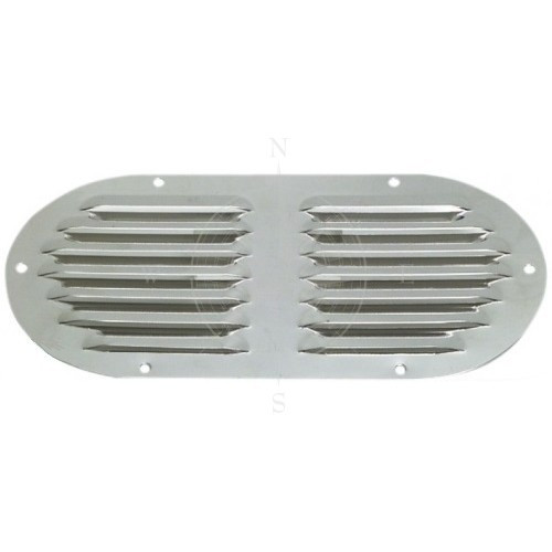 Решітка вентиляційна для катера 128х235 мм неіржавка сталь Osculati.