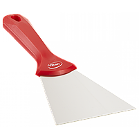 Скребок Vikan з нержавіючої сталі 100 мм червоний, фото 4
