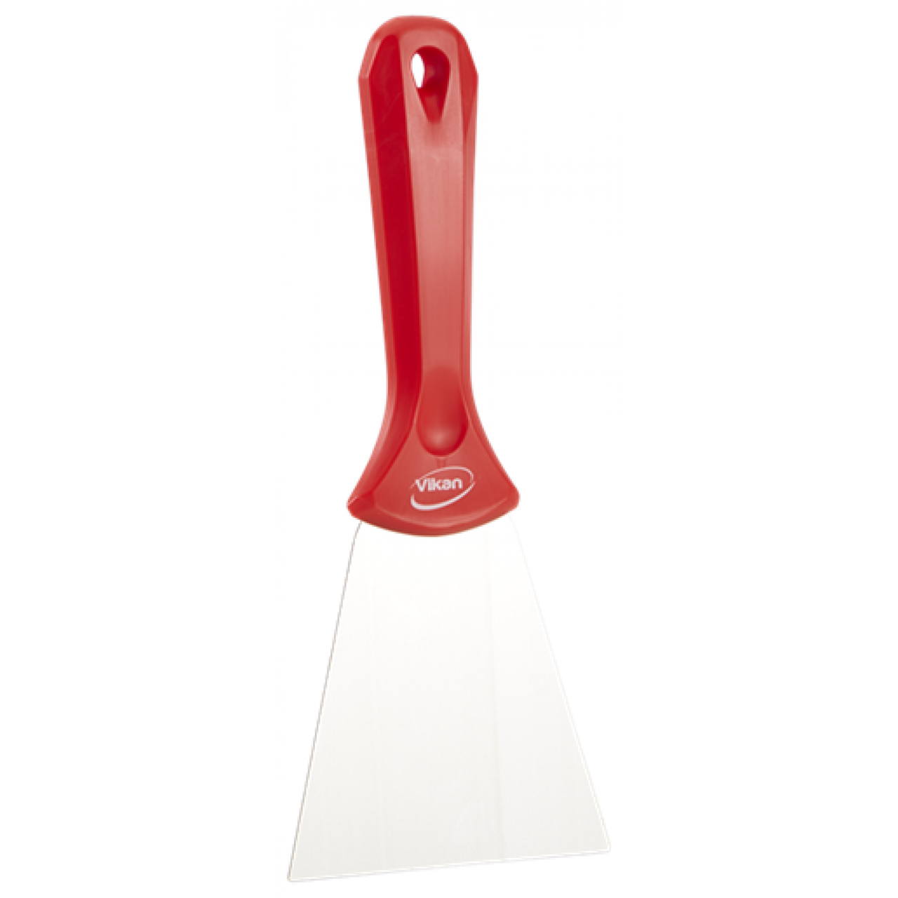 Скребок Vikan з нержавіючої сталі 100 мм червоний, фото 1