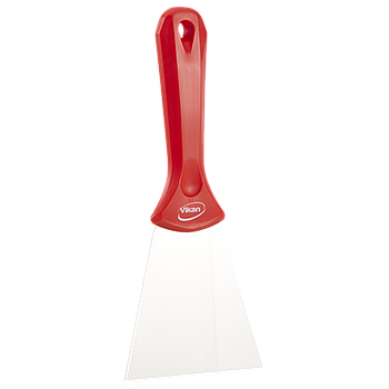 Скребок Vikan з нержавіючої сталі 100 мм червоний