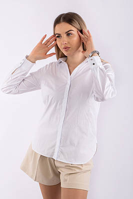 Сорочка жіноча прямого крою класична біла 4540 (2000000093420)