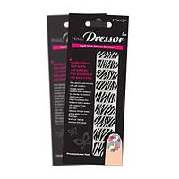 Готовый маникюр Konad Nail Dressor Bling Design Glitter Black