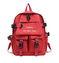 Шкільний класичний рюкзак з написом, фото 3