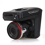 Відеореєстратор з антирадаром та GPS X7 2 DVR 2в1 VG3 1080P чорний, фото 3