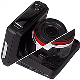 Відеореєстратор з антирадаром та GPS X7 2 DVR 2в1 VG3 1080P чорний, фото 7