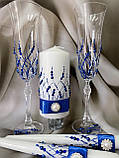 Весільні бокали для шампанського, фото 2