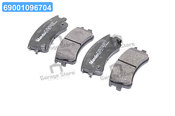 Колодки гальм. диск. MAZDA 6 передн. (вир-во Mando) MBF015637