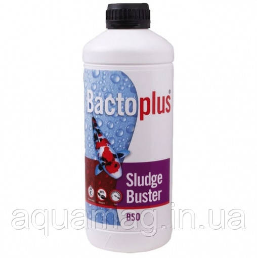 Біопрепарат BactoPlus Sludge Buster BSO 1,0L для видалення донних відкладень, очищення дна від мулу, очищення води