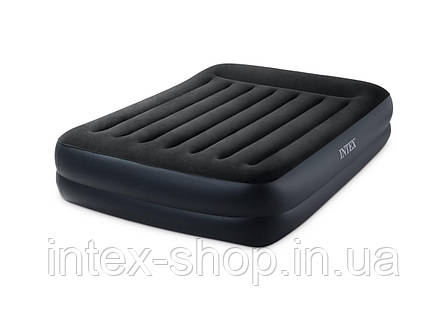 Надувне ліжко з вбудованим насосом intex 64124 (203х152х42), фото 1