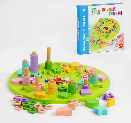 Розвивальний сортер Годинник, фото 1