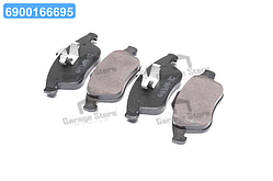 Колодка гальм. диск. RENAULT MEGANE III 08 - передн. (вир-во ABS) 37749