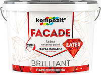 Краска фасадная FACADE LATEX (14 кг). (Цвет: Прозрачная база (база С))