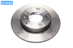 Диск гальмівний AUDI A3, SEAT TOLEDO, SKODA FABIA, OCTAVIA, VW GOLF задн. (вир-во TRW) DF2805