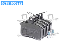 Колодка гальм. диск. AUDI 100 (44, 44Q, C3, 4A, C4) задн. (вир-во LPR) 05P440