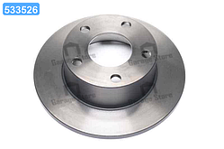 Диск гальмівний AUDI 100, A6, SKODA SUPERB, VW PASSAT задн. (вир-во TRW) DF2651