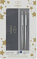 Набор ручек  Parker Jotter Stainless Steel GT BP+PCL