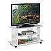 Тумба для ТВ на роликах, Білий, фото 2