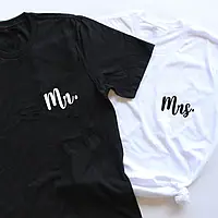 Парные футболки "Mr And Mrs"