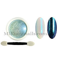 Новинка!Втирка для дизайну нігтів ,кольорові перли, №07 (блакитний)
