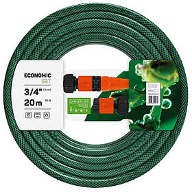 Cellfast Набір для поливу ECONOMIC 3/4", 20м з зрошувачем та комплектом для підключення