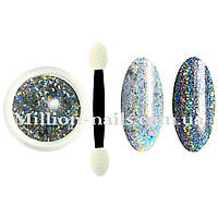 Новинка!Втирка для дизайну нігтів Діамант-1 колір