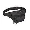 Сумка тактична поясна A29 з м'якою спинкою 19х17х16 см, Чорна / Сумка на пояс, фото 6
