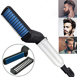 Чоловіча плойка для бороди та волосся Beard Straightener /  Випрямляч-утюжок / Стайлер