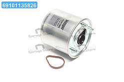 Фільтр паливний FORD 1.4-1.6 TDCI 08-, VOLVO 1.6 D2 10- (вир-во HENGST) H397WK