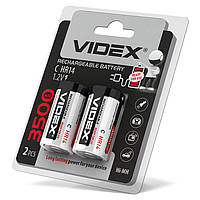 Аккумуляторы Videx, HR14/C, 3500mAh, double blister/2шт