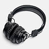 Bluetooth навушники зі стерео та колонкою NIA X5SP з МР3, FM (Чорний) / Бездротові навушники, фото 4