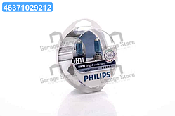 Лампа розжарювання H11 12V 55W PGJ19-2 Cristal Vision + 2x W5W 4300K (к-т) (вир-во Philips) 12362CVS2
