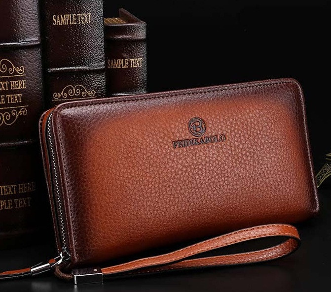 Барсетка чоловіча Feidikabolo світло-коричнева(PS), фото 1