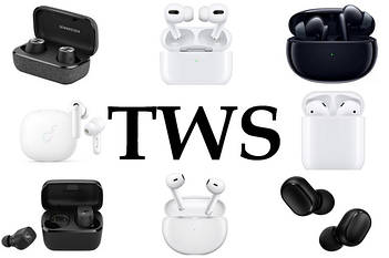 Бездротові TWS навушники