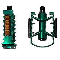 Педали V07 алюминиевые зеленый