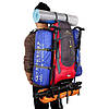 Похідний рюкзак на 60 л (60х30х30 см) Extreme 1909, Червоний / Рюкзак для туристів / Рюкзак для походів, фото 9
